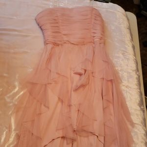 Strapless High Low Dress